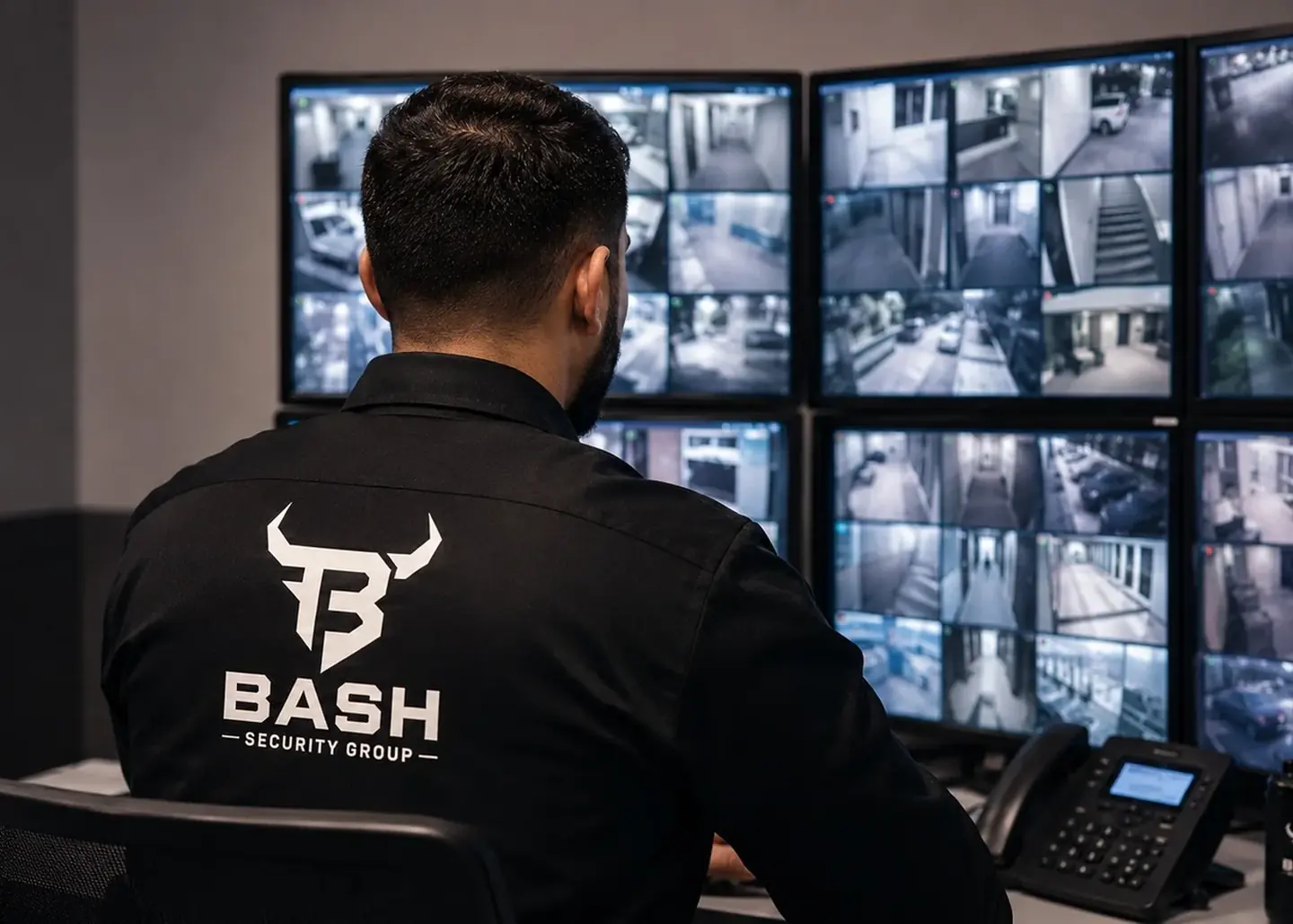 Representative cctv monitoring environment